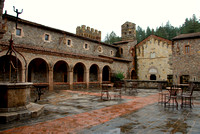 Courtyard at Castello di Amorosa