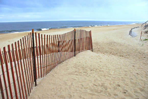 Dune Fence at Plum Island, Newburport