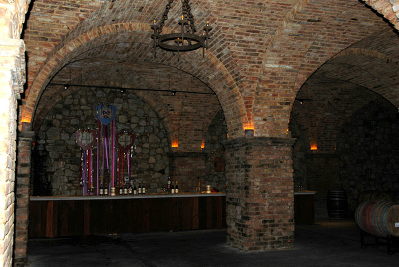 Wine Cave at Castello di Amorosa