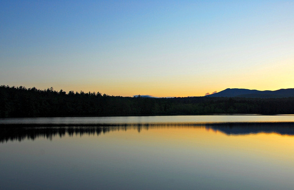 Sunset on Blue Lake